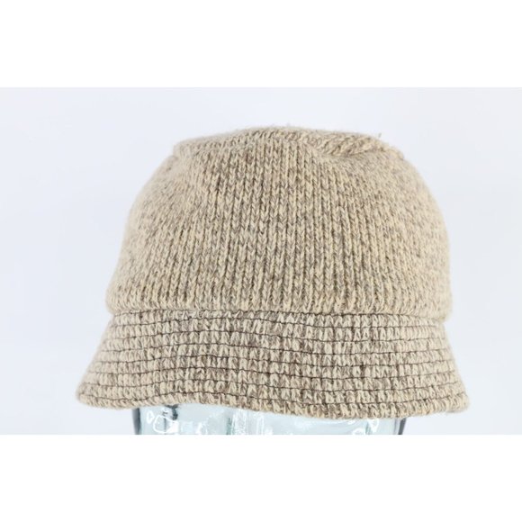 Vintage 70s Streetwear Wool Blend Knit Boonie Bucket Hat Cap Womens OS main image 6